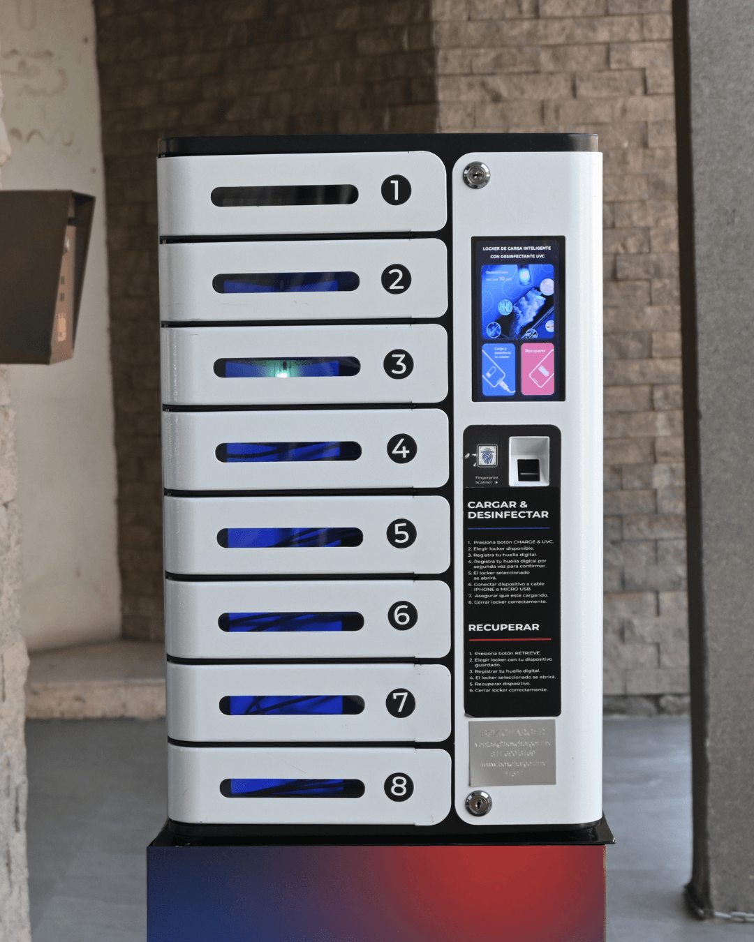 Locker con Huella Biométrica