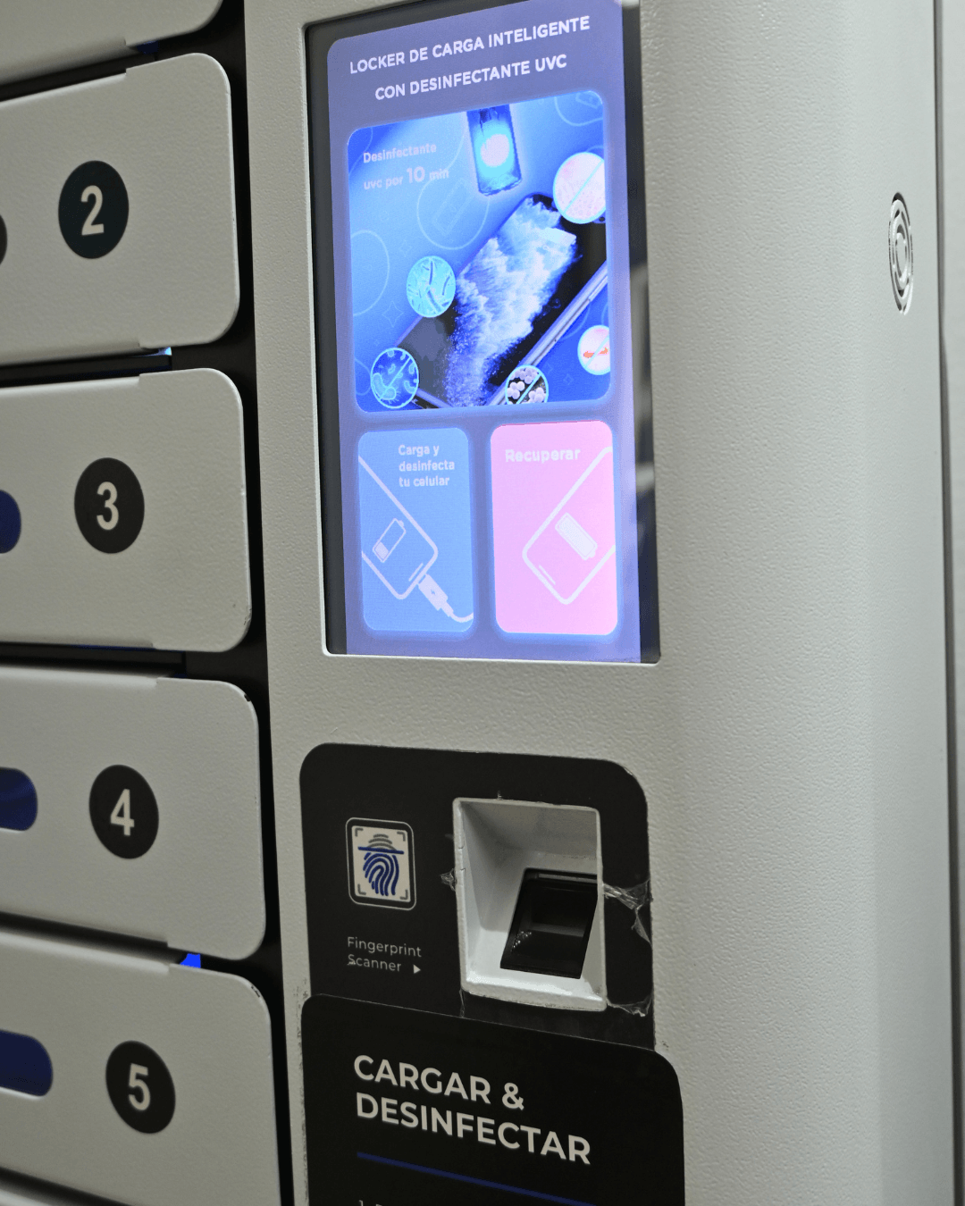 Locker con Huella Biométrica